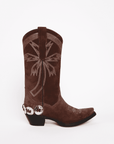 Palm Star Western Dark Chocolate Boots